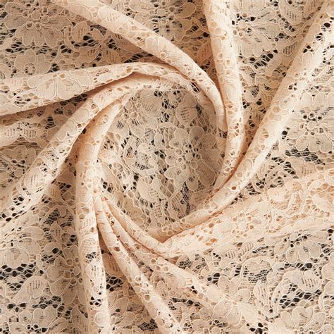 Zelouf Abigail Floral Corded Lace Sewing Diy Crafts Fabric By The