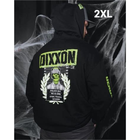 Dixxon Shirts Dixxon Flannel Frankenstein Zip Up Hoodie Mens Size