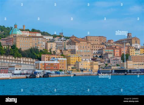 Ancona Italy September 26 2021 Cityscape Of Italian Town Ancona