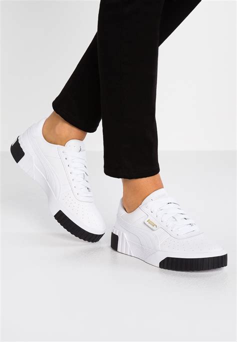 Puma Cali Trainers Whiteblack Uk Puma Shoes Women