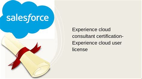 Experience Cloud Consultant Certification Experience Cloud User