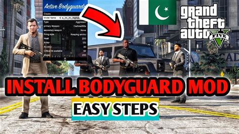 How To Install Bodyguard Mod In GTA 5 2024 How To Add Security In