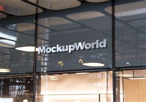 Shop Facade Logo Mockup - Mockup World