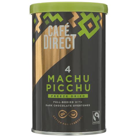 Machu Picchu Instant Coffee G Cafedirect Healthy Supplies