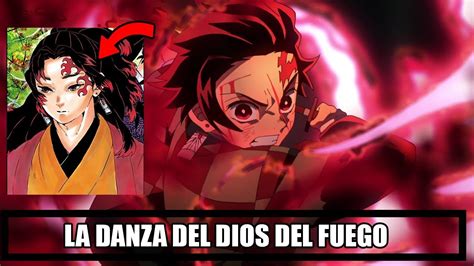 Explicación El ORIGEN de la DANZA del DIOS del FUEGO l Kimetsu no