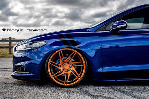 Slammed Ford Fusion On Insane Rims By Black Diamond Carid Gallery