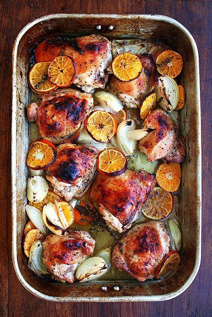 Roasted Chicken With Clementines Alexandra S Kitchen Recipe