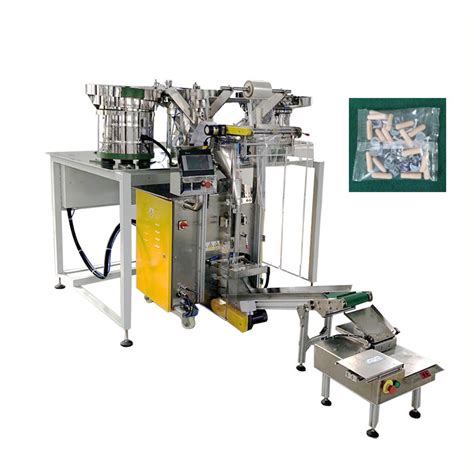 Three Hopper Automatic Metering Bolt Screw Counting Packing Machine