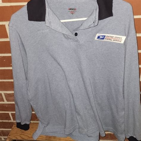 Usps clerk uniform shirt | Uniform shirts, Long sleeve tshirt men ...