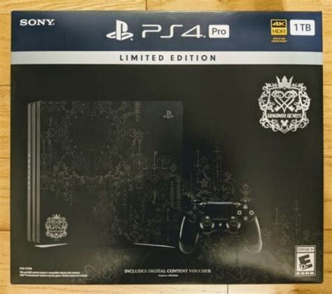 Sony Playstation 4 Ps4 Pro Kingdom Hearts Iii Limited Edition Console