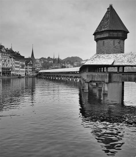 Luzern Kapellbrücke Dronestagram