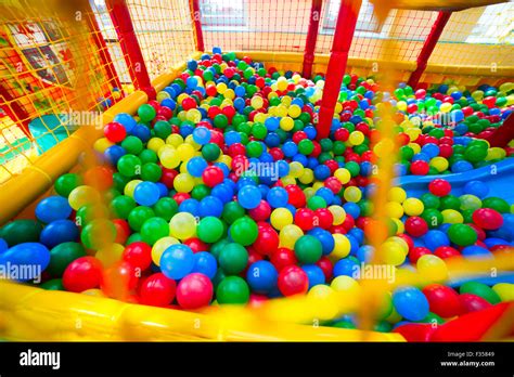 Indoor Playground For Children Stock Photo Alamy