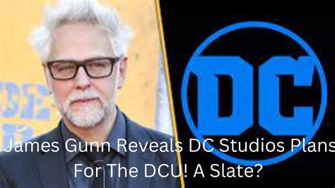 James Gunn Reveals A New Dcu Slate From Dc Studios Reactions Youtube