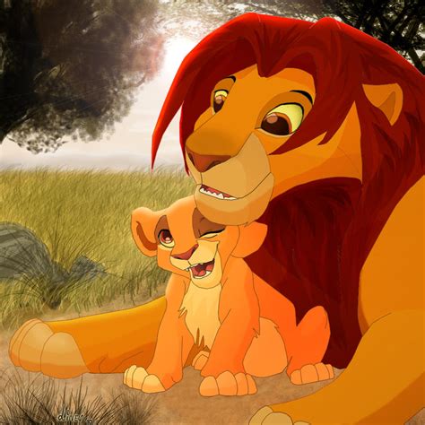 Kiara and Simba by liney on DeviantArt