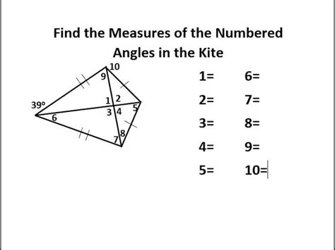 Kite Geometry Angles