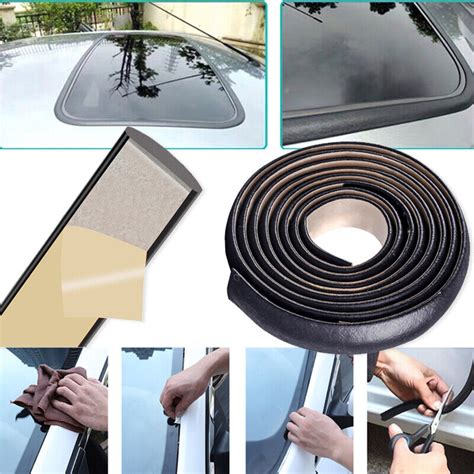 Waterproof Rubber Sealing Strips Trim For Car Windshield Sunroof Window