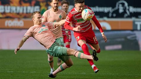 Werder Bremen Verliert In Augsburg Der Liveticker Zum Nachlesen