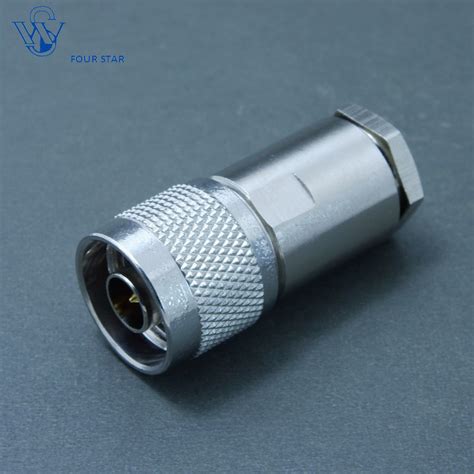 Male Clamp Soldering Rf Coaxial N Connector For Lmr400 Cable China Rf