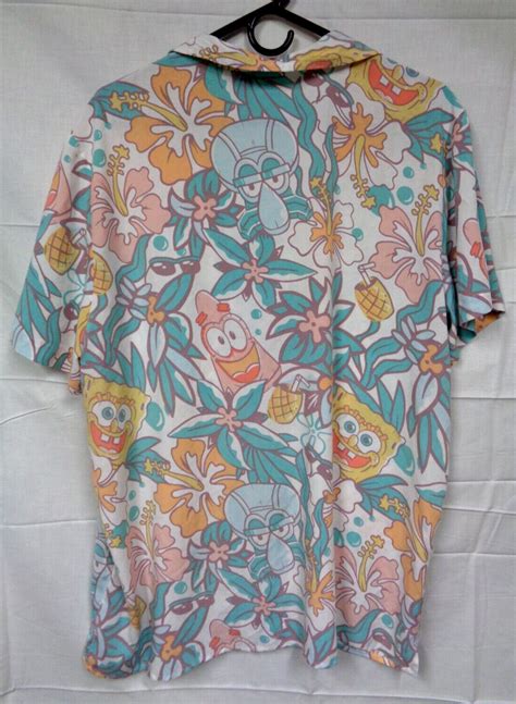 Men S SPONGEBOB SQUAREPANTS Hawaiian Bikini Bottom Bu Gem