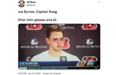 Twitter Goes Horny For Joe Burrows Post Bengals Win Press Conference