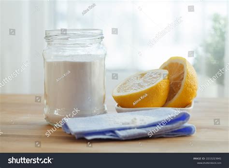 Lemon Baking Soda On Kitchen Table Stock Photo 2215223941 | Shutterstock