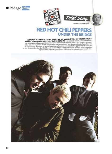 Red Hot Chili Peppers Under The Bridge Album Cover