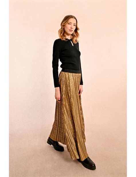 Long Pleated Skirt Molly Bracken E Shop