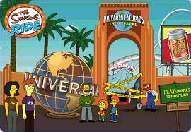 Florida Disneyland: Universal Studios Orlando Simpsons Ride