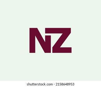 Nz Logo Design Vector Template Stock Vector (Royalty Free) 2158648953 ...