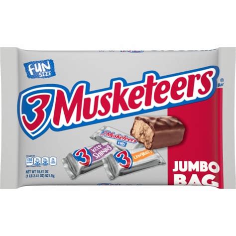 3 Musketeers Fun Size Chocolate Candy Bar Bag 1841 Oz Kroger