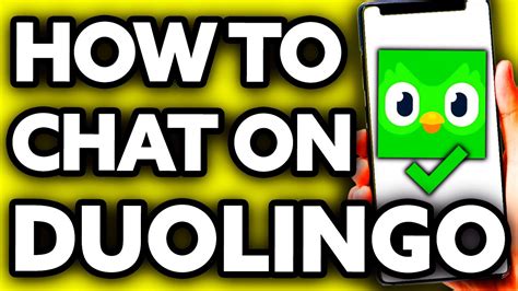 How To Chat On Duolingo Youtube