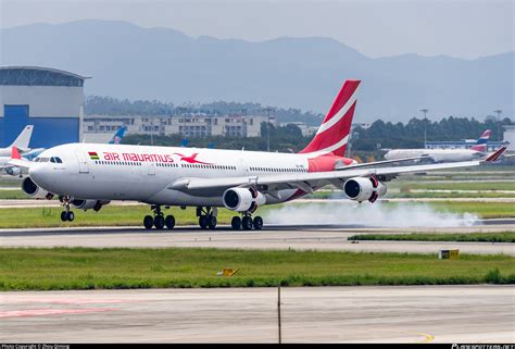 3B NBE Air Mauritius Airbus A340 313 Photo By Zhou Qiming ID 1286525