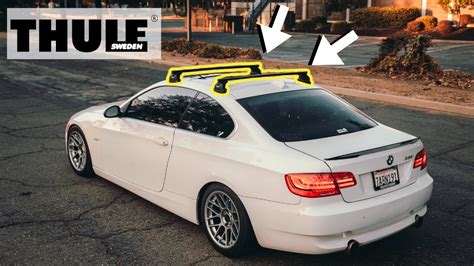 How To Install Thule Roof Racks On Your Bmw E E Youtube