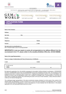 Fillable Online Intl Gjepc Application Form Gjepc International