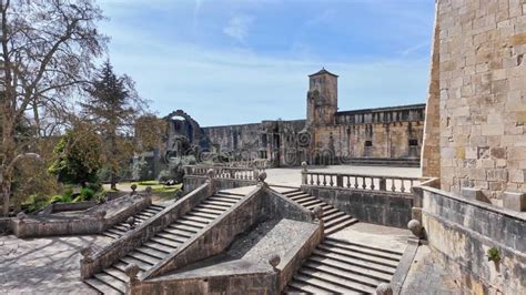 The Monastery Of The Order Of Christ Convento De Cristo At The City Of