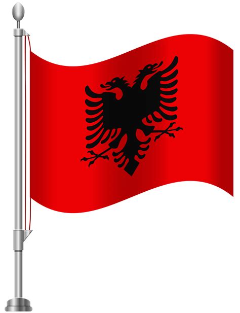 Albania Flag PNG Clip Art - Best WEB Clipart