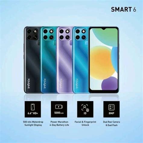 Jual Infinix Smart Ram Gb Rom Gb Garansi Resmi Quetzal Cyan