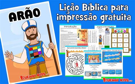 Arão Lição bíblica para crianças Trueway Kids