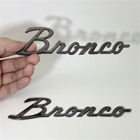 Symbol Of The Wild The Ford Bronco Emblems Outdoor Appeal Oross