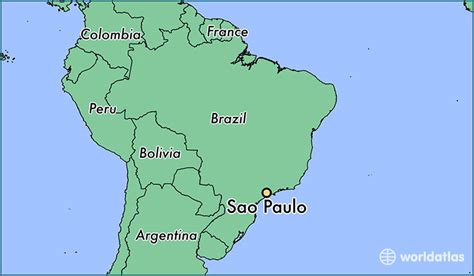 Where Is Sao Paulo Brazil Sao Paulo Sao Paulo Map