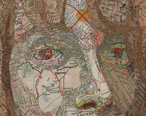 Design. Thoughts. Life.: Map art. Amazingly creative collages made of maps.