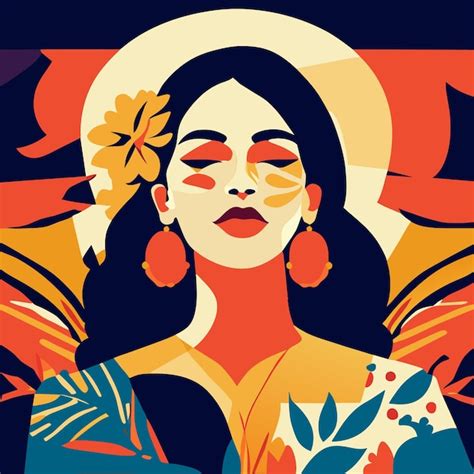 Ilustraciones Planas Con Influencia Matisse Vector Premium