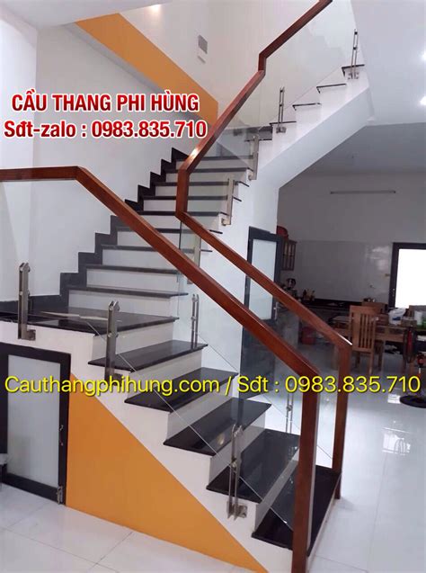 Top 123 Mẫu Lan Can Cầu Thang Kính Tay Vịn Gỗ Cầu Thang Kính Cường Lực