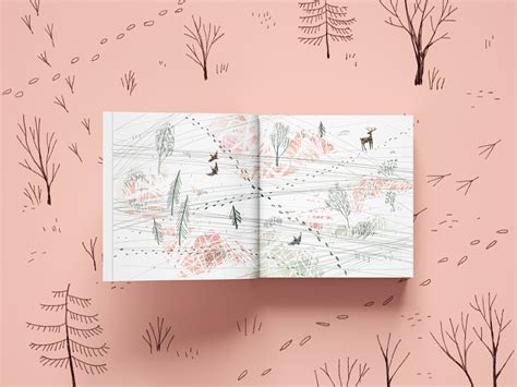 illustrations for the book "Bambi" on Behance