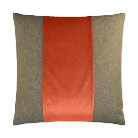 Jefferson Band Mango D V KAP Home Large Throw Pillows Throw