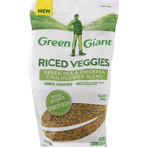 Green Giant Riced Veggies Green Pea Chickpea Cauliflower Blend Oz