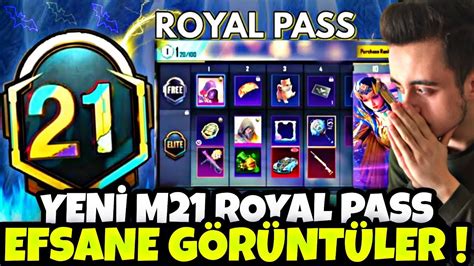 YENİ M21 ROYAL PASS EFSANE GÖRÜNTÜLER M21 RP 1 50 ÖDÜLLERİ M21