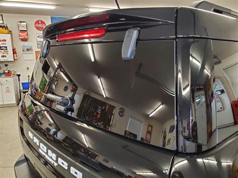 Ford Hood Scoop And Rear Spoiler Installed 2021 Ford Bronco Sport