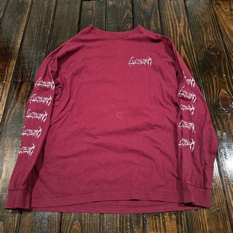 Pouya And Uicideboy Merch Cult Gloria Long Sleeve Logo Printout Shirt