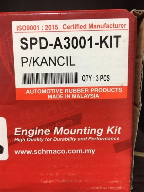 Kancil Auto Manual Engine Mounting Set Schmaco Auto Accessories On